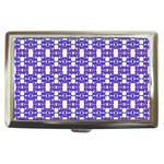 Purple  White  Abstract Pattern Cigarette Money Case