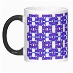 Purple  White  Abstract Pattern Morph Mugs