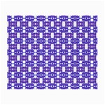 Purple  White  Abstract Pattern Small Glasses Cloth