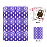 Purple  White  Abstract Pattern Playing Cards Single Design (Rectangle)