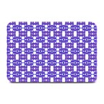 Purple  White  Abstract Pattern Plate Mats