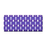 Purple  White  Abstract Pattern Hand Towel