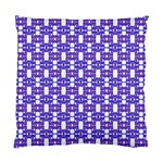 Purple  White  Abstract Pattern Standard Cushion Case (Two Sides)