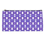 Purple  White  Abstract Pattern Pencil Cases