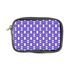 Purple  White  Abstract Pattern Coin Purse