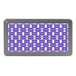 Purple  White  Abstract Pattern Memory Card Reader (Mini)