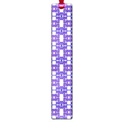 Purple  White  Abstract Pattern Large Book Marks by BrightVibesDesign