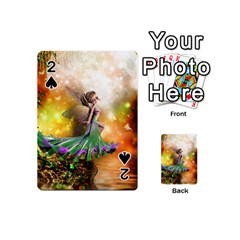 Cute Flying Fairy In The Night Playing Cards 54 Designs (mini) by FantasyWorld7