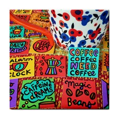 Need Coffee Tile Coaster by Amoreluxe
