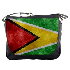 Grunge Guyana Flag Messenger Bag by trulycreative