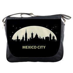 Mexico City Night Messenger Bag by trulycreative