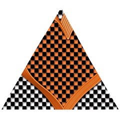 Heart Chess Board Checkerboard Wooden Puzzle Triangle