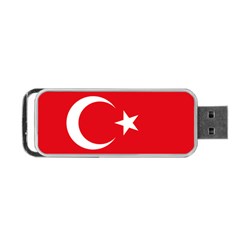 Vertical Flag Of Turkey Portable Usb Flash (two Sides) by abbeyz71