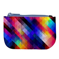 Abstract Background Colorful Pattern Large Coin Purse by HermanTelo