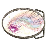Music Notes Abstract Belt Buckles