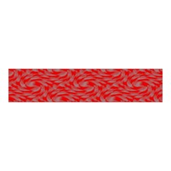 Background Abstraction Red Gray Velvet Scrunchie by HermanTelo