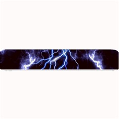 Blue Thunder Colorful Lightning Graphic Small Bar Mats by picsaspassion