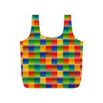 Background Colorful Abstract Full Print Recycle Bag (S)