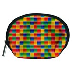 Background Colorful Abstract Accessory Pouch (Medium)