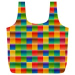 Background Colorful Abstract Full Print Recycle Bag (XXL)