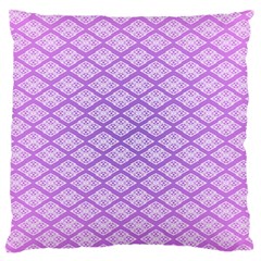 Pattern Texture Geometric Purple Standard Flano Cushion Case (one Side)