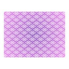 Pattern Texture Geometric Purple Double Sided Flano Blanket (mini) 