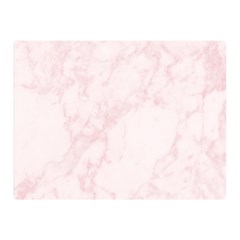 Pink Marble Texture Floor Background With Light Pink Veins Greek Marble Print Luxuous Real Marble  Double Sided Flano Blanket (mini)  by genx