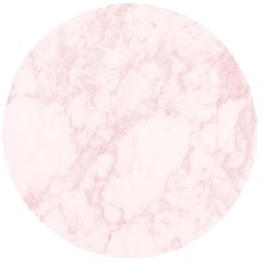 Pink Marble Texture Floor Background With Light Pink Veins Greek Marble Print Luxuous Real Marble  Wooden Bottle Opener (round) by genx