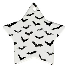 Bats Pattern Star Ornament (two Sides) by Sobalvarro