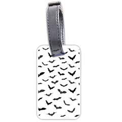 Bats Pattern Luggage Tag (one Side) by Sobalvarro