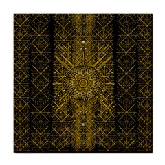 Stars For A Cool Medieval Golden Star Tile Coaster by pepitasart