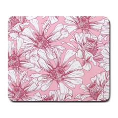 Pink Flowers Large Mousepads by Sobalvarro