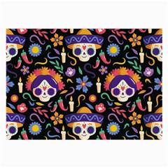 Dia De Los Muertos Large Glasses Cloth by Sobalvarro