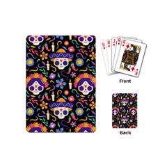 Dia De Los Muertos Playing Cards Single Design (mini) by Sobalvarro