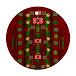 In Time For The Season Of Christmas An Jule Ornament (Round)