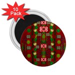 In Time For The Season Of Christmas An Jule 2.25  Magnets (10 pack) 