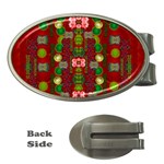 In Time For The Season Of Christmas An Jule Money Clips (Oval) 