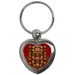 In Time For The Season Of Christmas An Jule Key Chain (Heart)