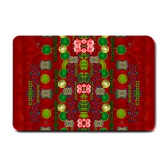 In Time For The Season Of Christmas An Jule Small Doormat  by pepitasart