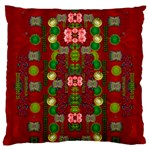 In Time For The Season Of Christmas An Jule Large Cushion Case (One Side)
