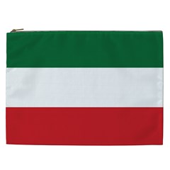 Flag Patriote Quebec Patriot Red Green White Modern French Canadian Separatism Black Background Cosmetic Bag (xxl) by Quebec