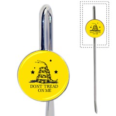Gadsden Flag Don t Tread On Me Yellow And Black Pattern With American Stars Book Mark