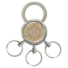 Temple Of Wood With A Touch Of Japan 3-ring Key Chain by pepitasart