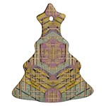 Temple Of Wood With A Touch Of Japan Christmas Tree Ornament (Two Sides) Front