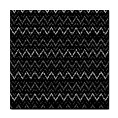 Chevrons Noir / Gris Face Towel by kcreatif