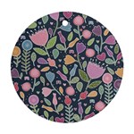 Floral pattern Ornament (Round) Front