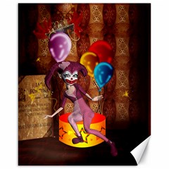 Cute Little Harlequin Canvas 16  X 20  by FantasyWorld7