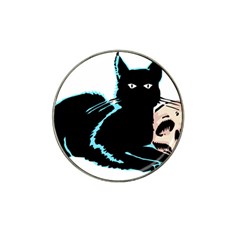 Black Cat & Halloween Skull Hat Clip Ball Marker (10 Pack) by gothicandhalloweenstore