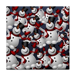 Snowman Winter Christmas Many Face Towel by Wegoenart