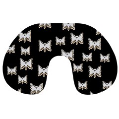 Bats In The Night Ornate Travel Neck Pillow